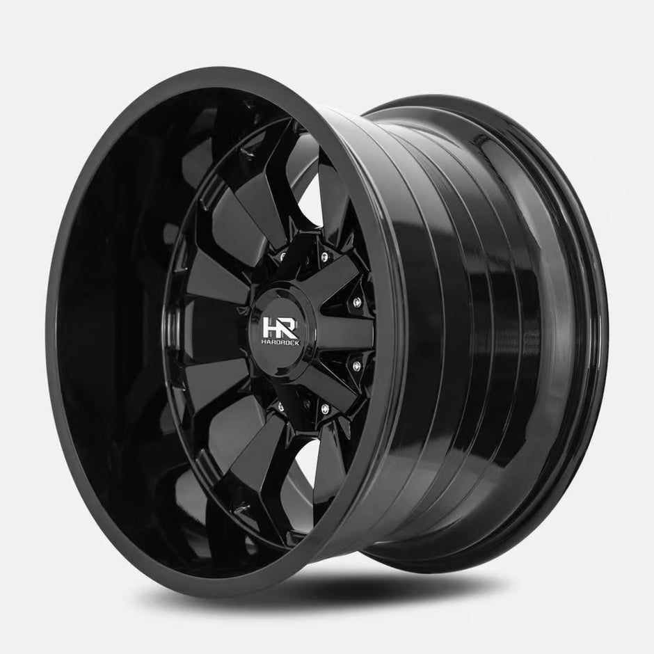 Hardrock Offroad Devastator 20x10 Gloss Black -19mm ET 125.2mm CB 8x170 wheel