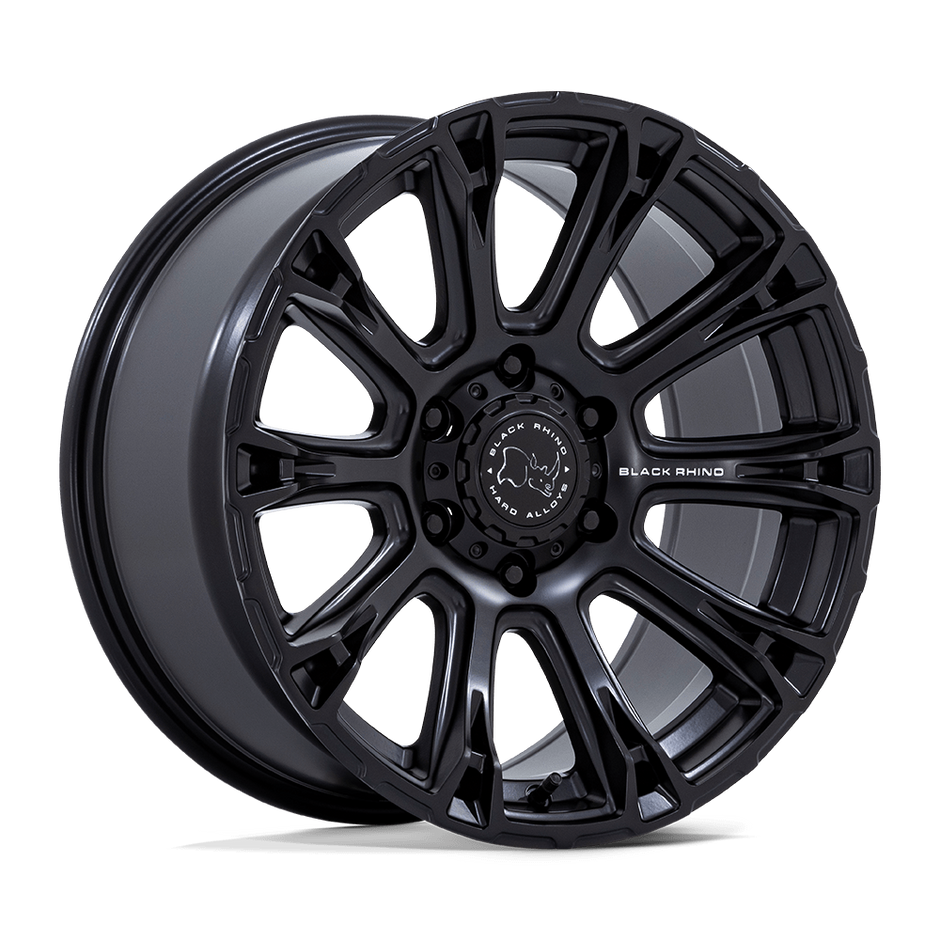 Black Rhino Hard Alloys BR020 Diamondback 17x8.5 Matte Black 25mm ET 72.56mm CB 5x114.3