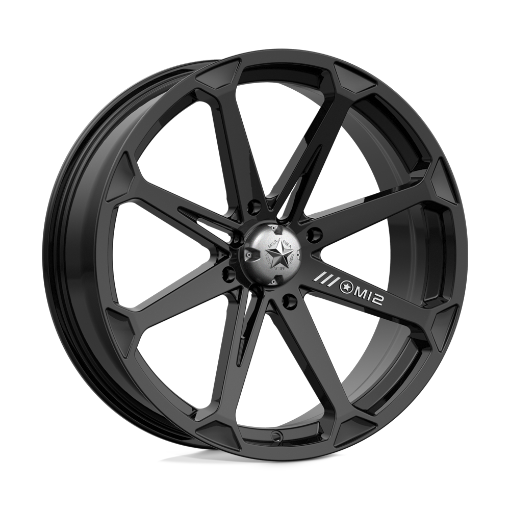 MSA Offroad Wheels M12 Diesel 22x7 Gloss Black 10mm ET 112.1mm CB 4x137