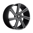 DUB Wheels S133 Directa 22x9.5 Matte Black Milled 15mm ET 72.56mm CB 5x115/5x120.65