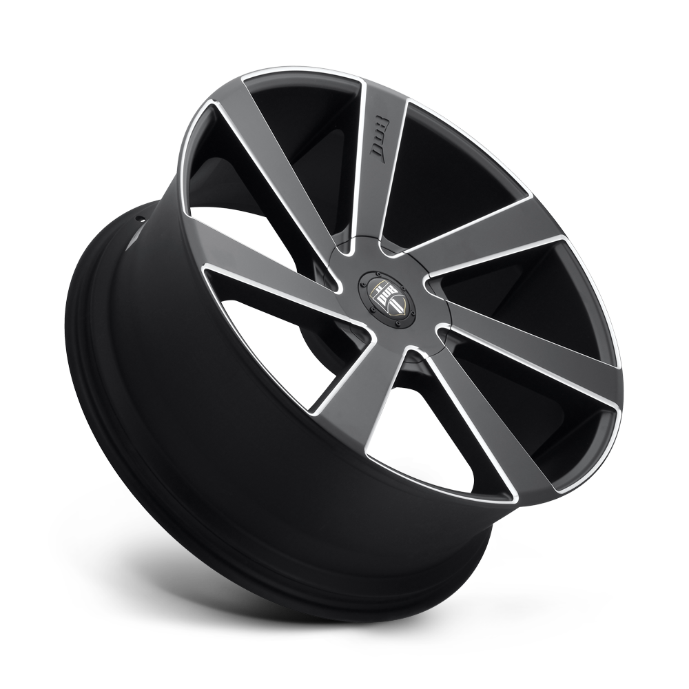 DUB Wheels S133 Directa 22x9.5 Matte Black Milled 15mm ET 72.56mm CB 5x115/5x120.65