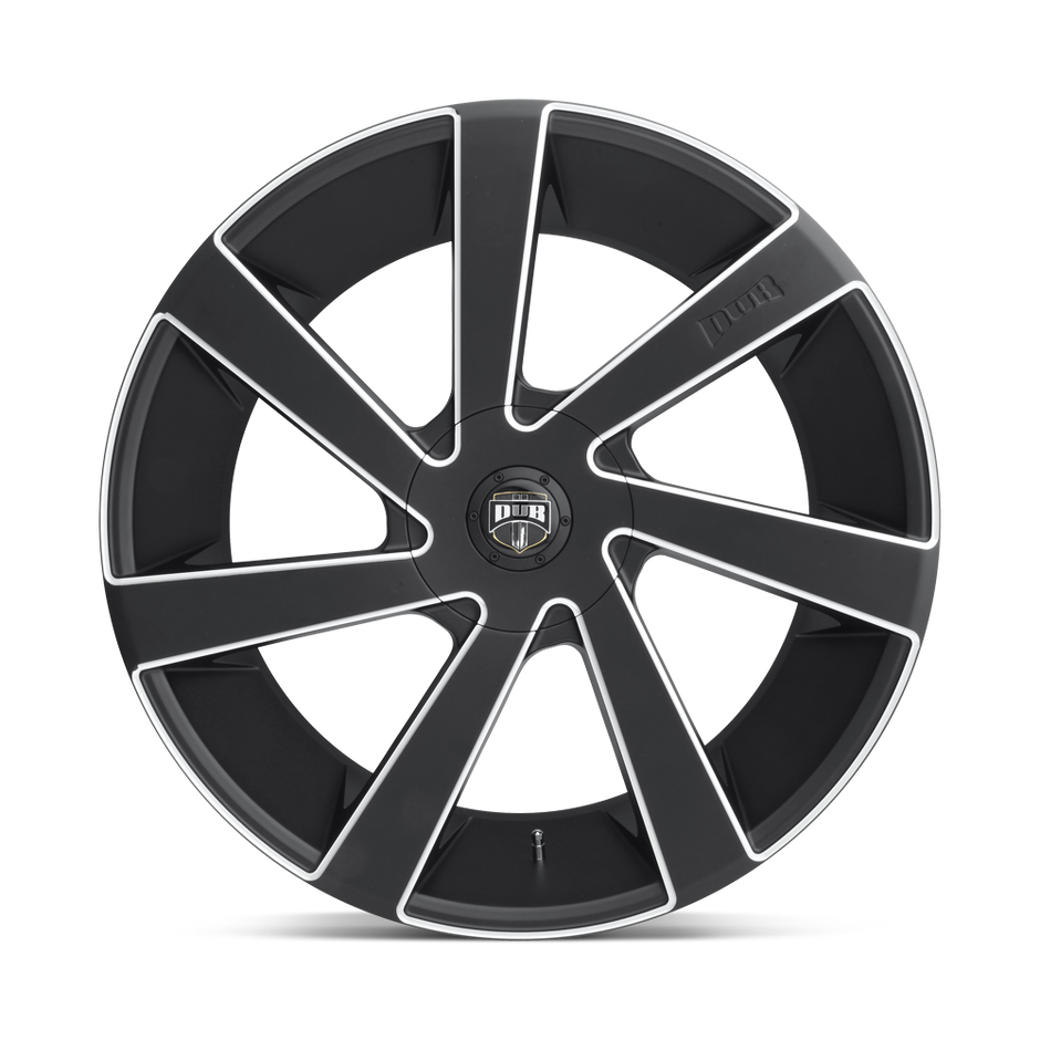 DUB Wheels S133 Directa 22x9.5 Matte Black Milled 15mm ET 72.56mm CB 5x115/5x120.65