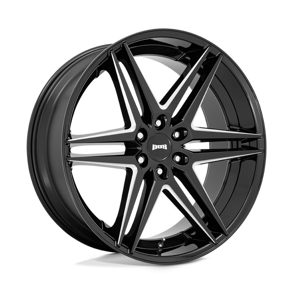 DUB Wheels S267 Dirty Dog 26x10 Glossy Black Milled 30mm ET 87.1mm CB 6x135