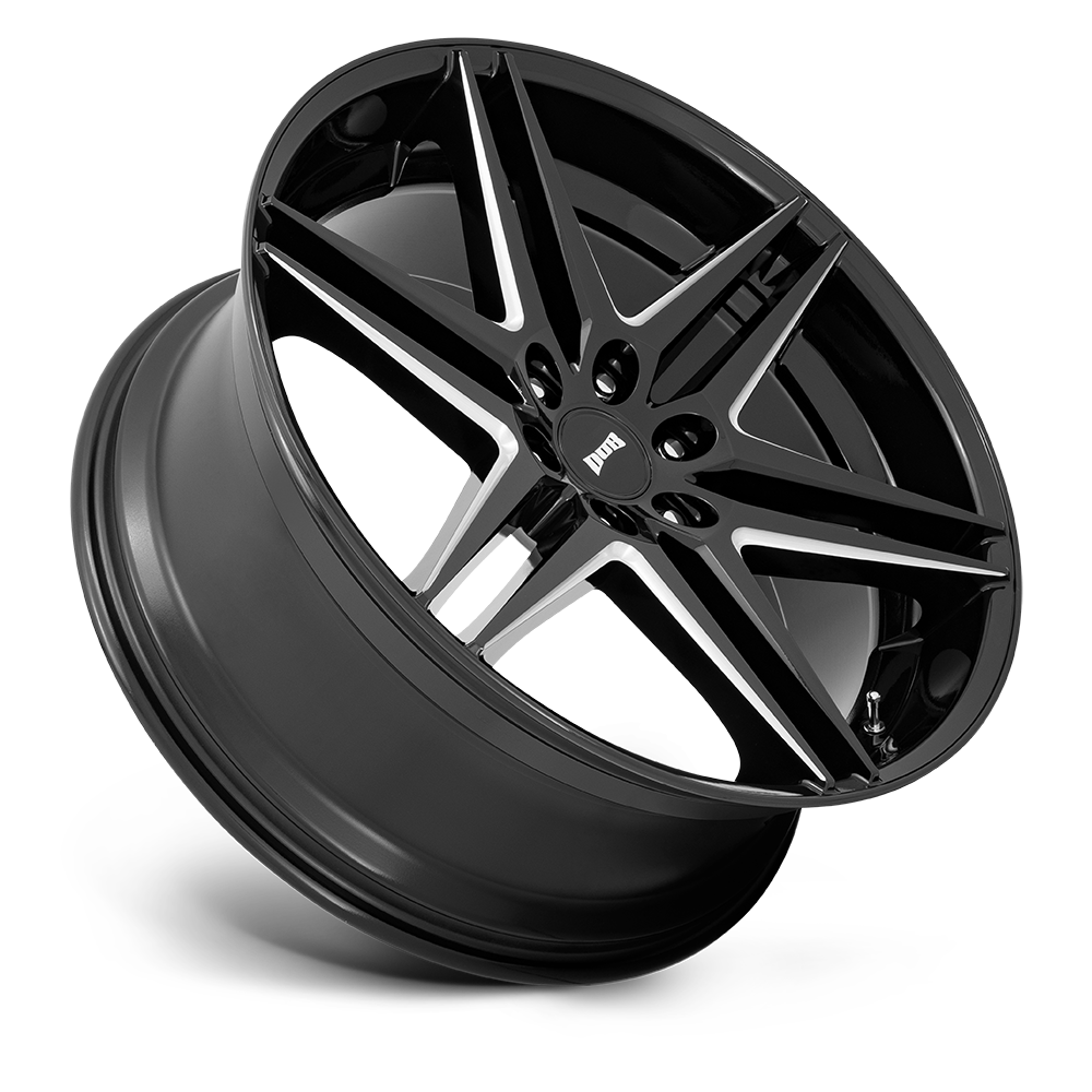 DUB Wheels S267 Dirty Dog 26x10 Glossy Black Milled 30mm ET 87.1mm CB 6x135