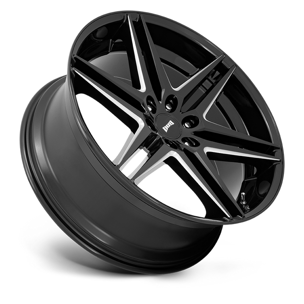 DUB Wheels S267 Dirty Dog 26x10 Glossy Black Milled 30mm ET 87.1mm CB 6x135