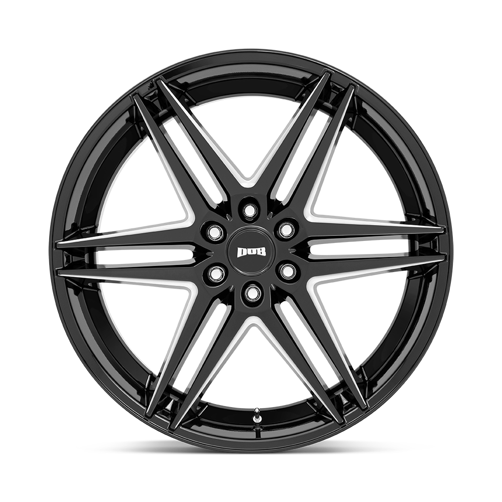 DUB Wheels S267 Dirty Dog 26x10 Glossy Black Milled 30mm ET 87.1mm CB 6x135