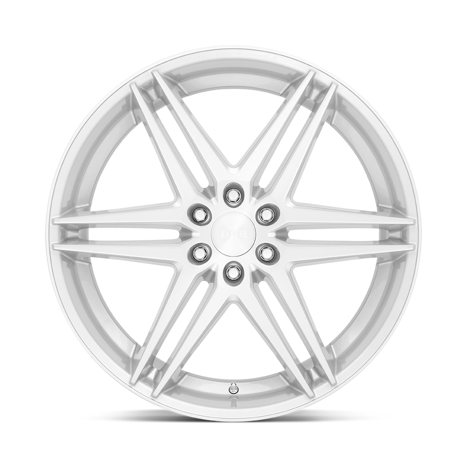 DUB Wheels S270 Dirty Dog 24x10 Silver w/Brushed Face 25mm ET 106.1mm CB 6x139.7