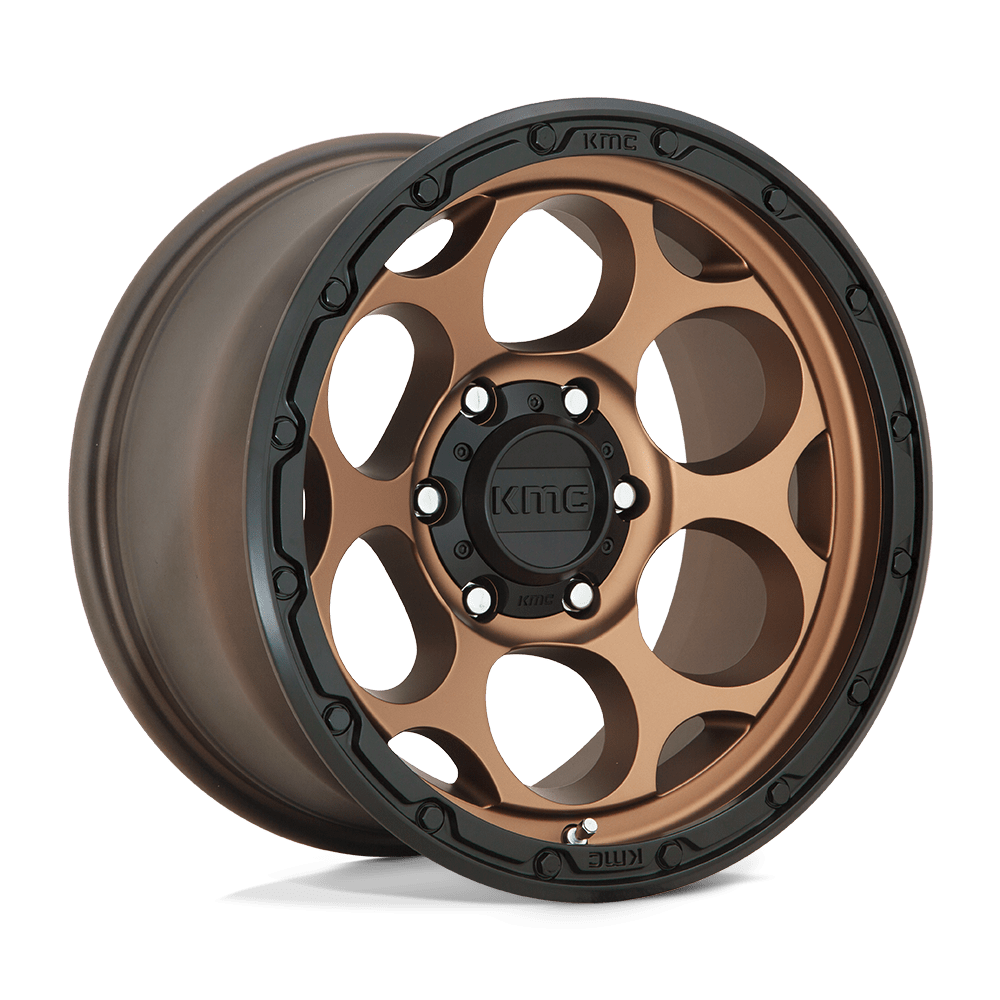 KMC Wheels KM541 Dirty Harry 20x9 Matte Bronze w/Black Lip 0mm ET 71.5mm CB 5x127