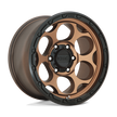 KMC Wheels KM541 Dirty Harry 20x9 Matte Bronze w/Black Lip 0mm ET 71.5mm CB 5x127