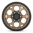 KMC Wheels KM541 Dirty Harry 20x9 Matte Bronze w/Black Lip 0mm ET 71.5mm CB 5x127