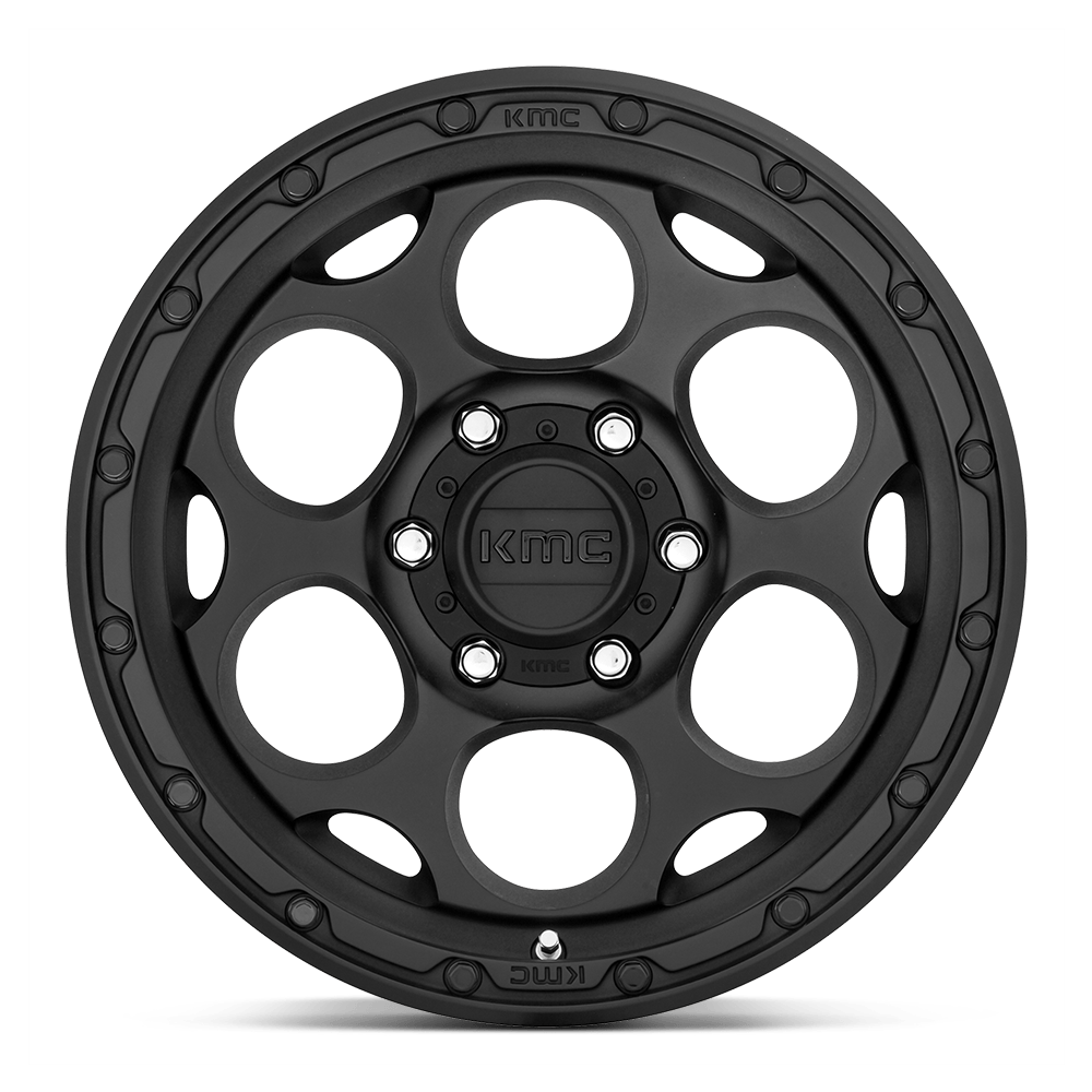 KMC Wheels KM541 Dirty Harry 20x9 Textured Black 0mm ET 71.5mm CB 5x127
