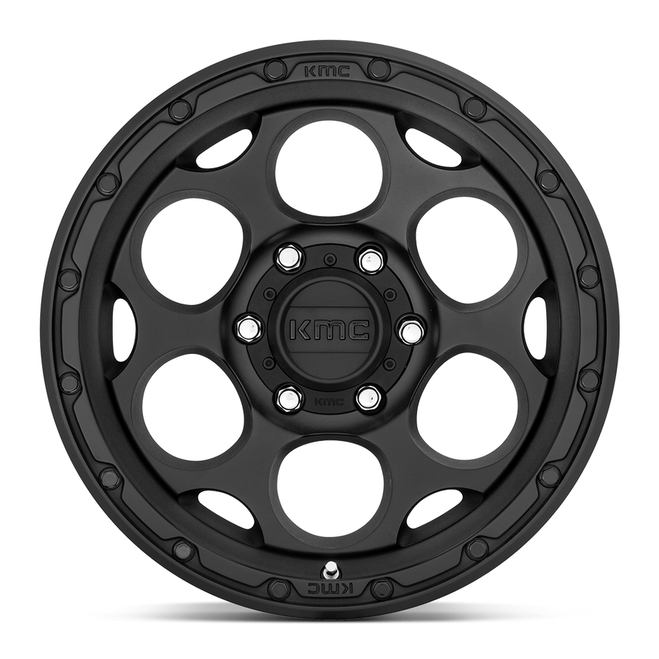 KMC Wheels KM541 Dirty Harry 20x9 Textured Black 0mm ET 71.5mm CB 5x127