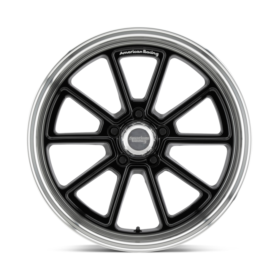 American Racing VN510 Draft 18x10 Gloss Black w/Diamond Cut Lip 0mm ET 72.56mm CB 5x114.3