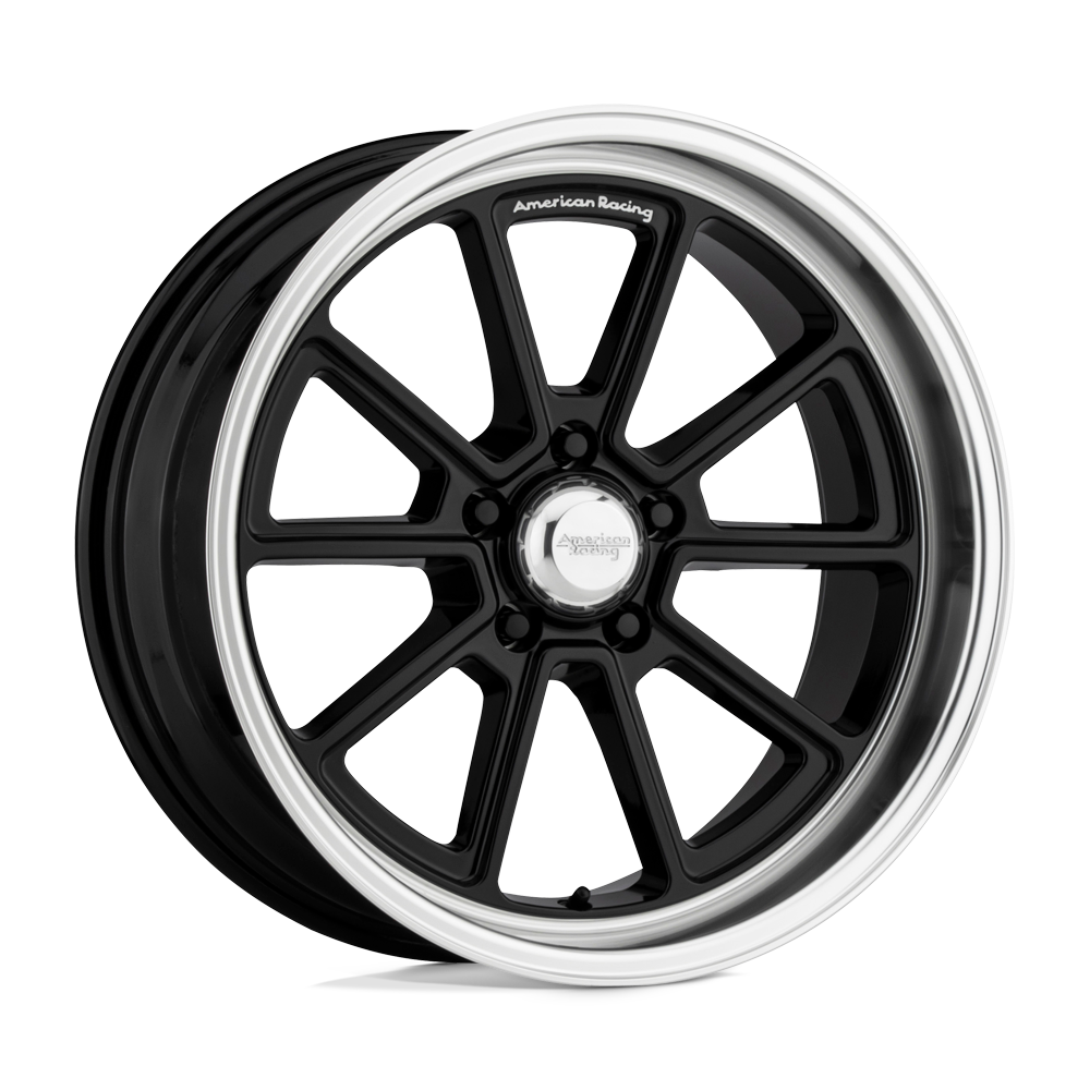 American Racing VN510 Draft 20x10 Gloss Black w/Diamond Cut Lip 6mm ET 72.56mm CB 5x120.65