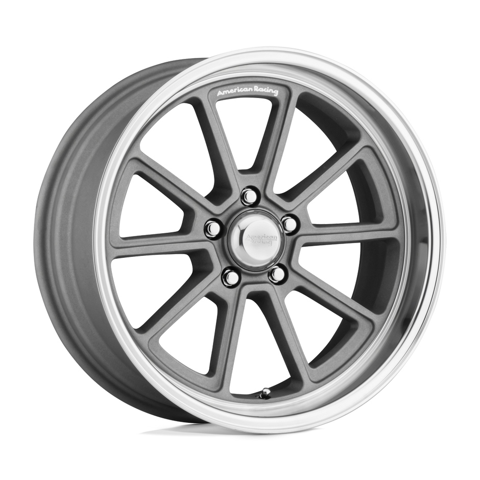 American Racing VN510 Draft 18x10 Vintage Silver w/Diamond Cut Lip 0mm ET 78.1mm CB 5x127