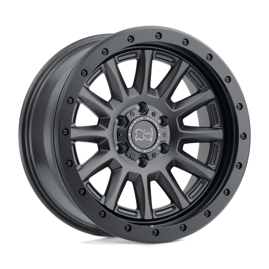 Black Rhino Hard Alloys Dugger 17x8.5 Gun Black -18mm ET 112.1mm CB 6x139.7