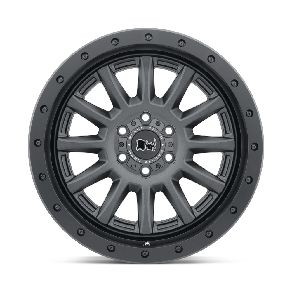 Black Rhino Hard Alloys Dugger 17x8.5 Gun Black -18mm ET 112.1mm CB 6x139.7