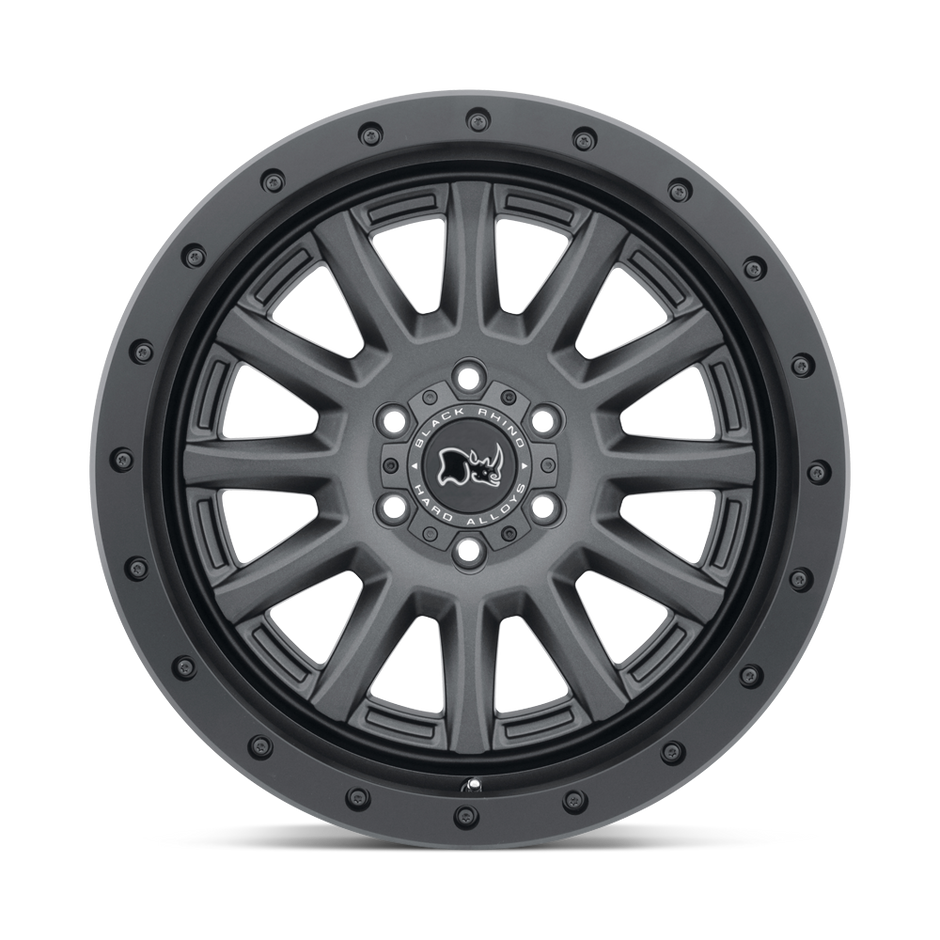 Black Rhino Hard Alloys Dugger 17x8.5 Gun Black -18mm ET 112.1mm CB 6x139.7
