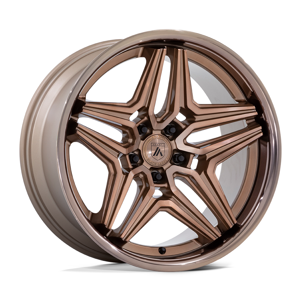 Asanti Wheels AB046 Duke 20x10.5 Platinum Bronze 18mm ET 72.56mm CB Custom BP