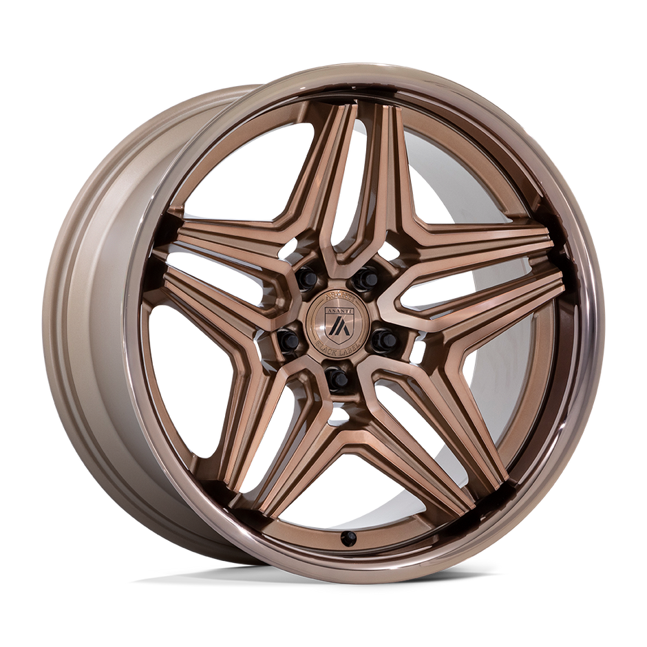Asanti Wheels AB046 Duke 20x10.5 Platinum Bronze 18mm ET 72.56mm CB Custom BP