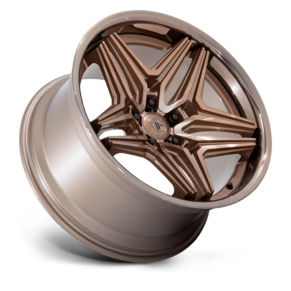 Asanti Wheels AB046 Duke 20x10.5 Platinum Bronze 18mm ET 72.56mm CB Custom BP