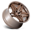 Asanti Wheels AB046 Duke 20x10.5 Platinum Bronze 18mm ET 72.56mm CB Custom BP