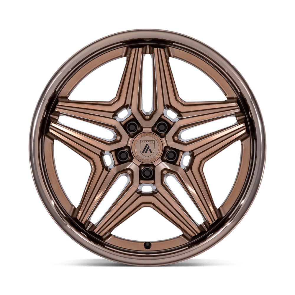 Asanti Wheels AB046 Duke 20x10.5 Platinum Bronze 18mm ET 72.56mm CB Custom BP
