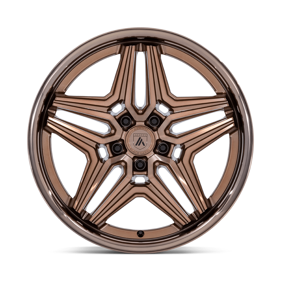 Asanti Wheels AB046 Duke 20x10.5 Platinum Bronze 18mm ET 72.56mm CB Custom BP