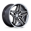Asanti Wheels AB046 Duke 20x10.5 Gloss Black Machined 18mm ET 72.56mm CB Custom BP