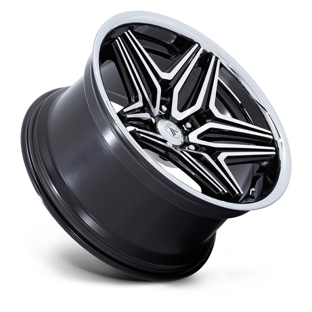 Asanti Wheels AB046 Duke 20x10.5 Gloss Black Machined 18mm ET 72.56mm CB Custom BP