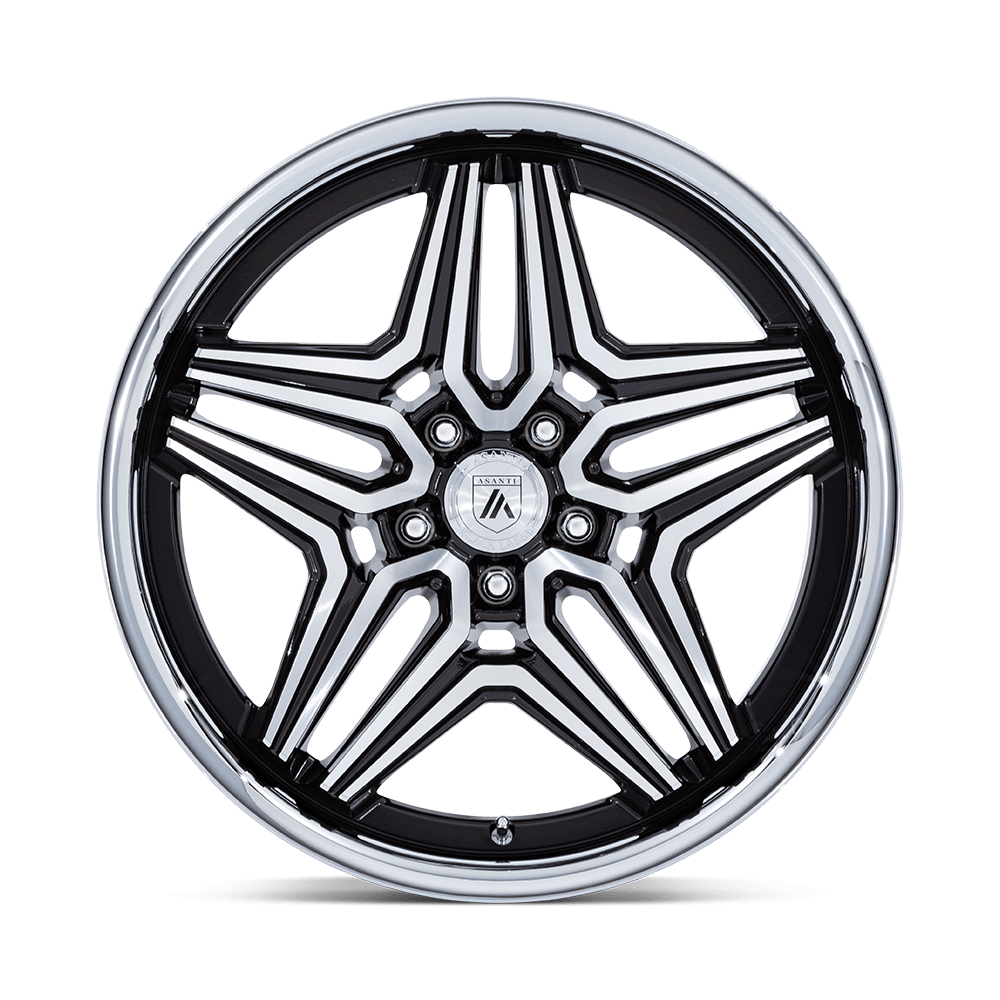 Asanti Wheels AB046 Duke 20x10.5 Gloss Black Machined 18mm ET 72.56mm CB Custom BP