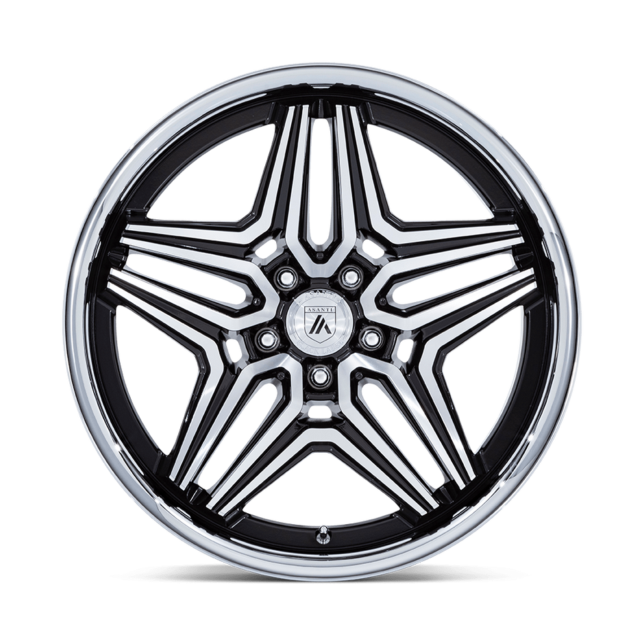 Asanti Wheels AB046 Duke 20x10.5 Gloss Black Machined 18mm ET 72.56mm CB Custom BP