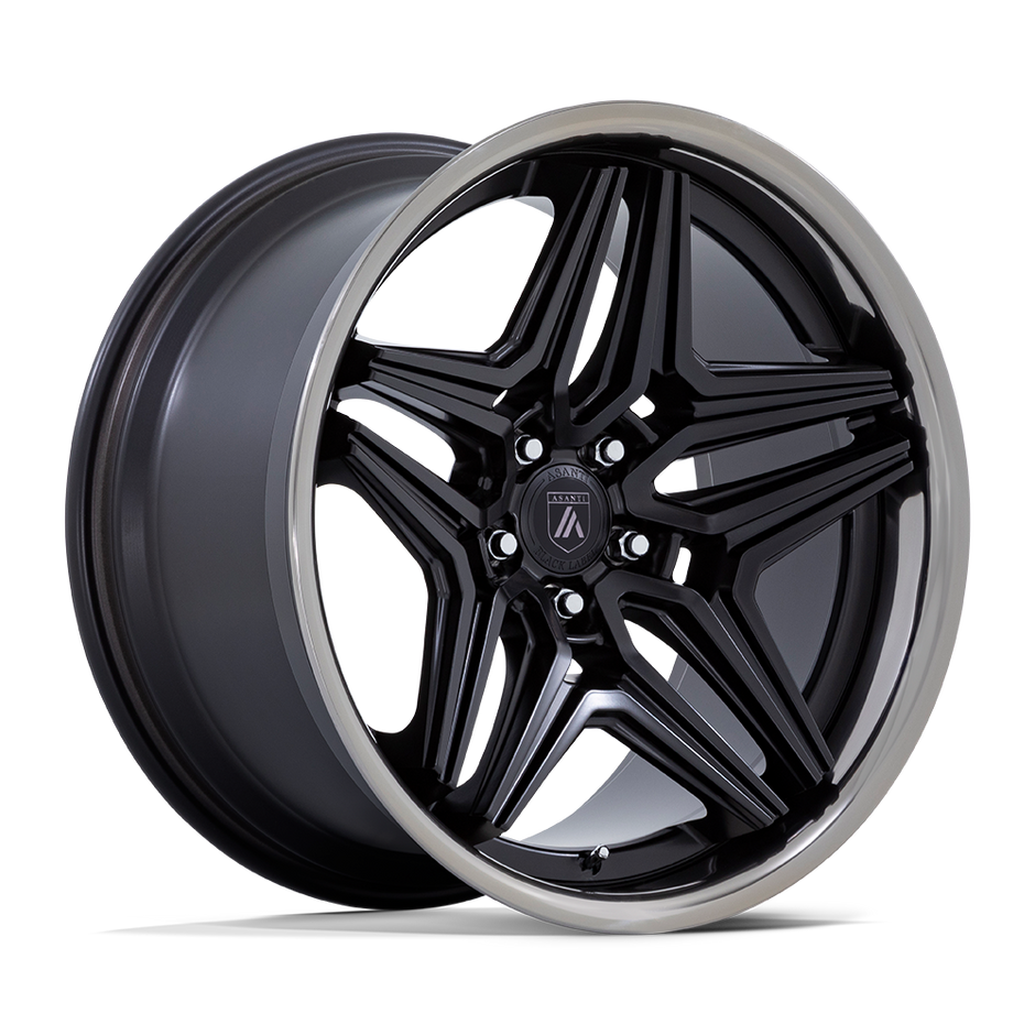 Asanti Wheels AB046 Duke 20x10.5 Satin Black w/DDT Lip 18mm ET 72.56mm CB Custom BP