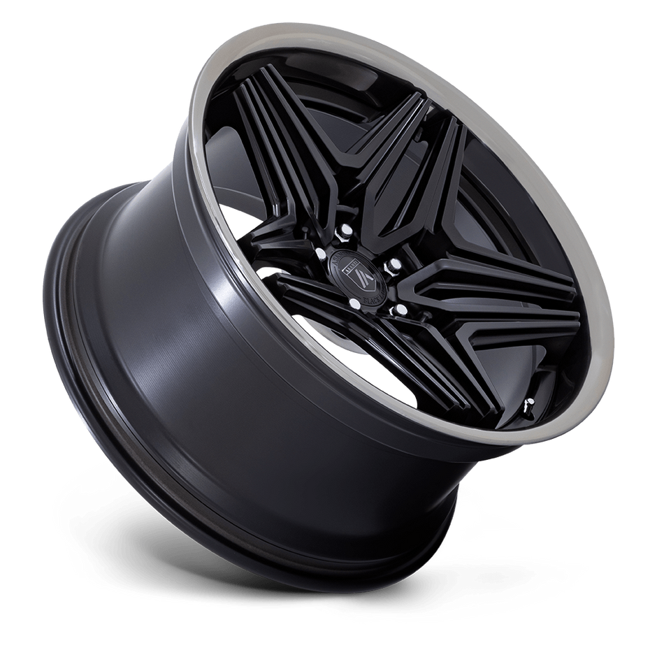 Asanti Wheels AB046 Duke 20x10.5 Satin Black w/DDT Lip 18mm ET 72.56mm CB Custom BP