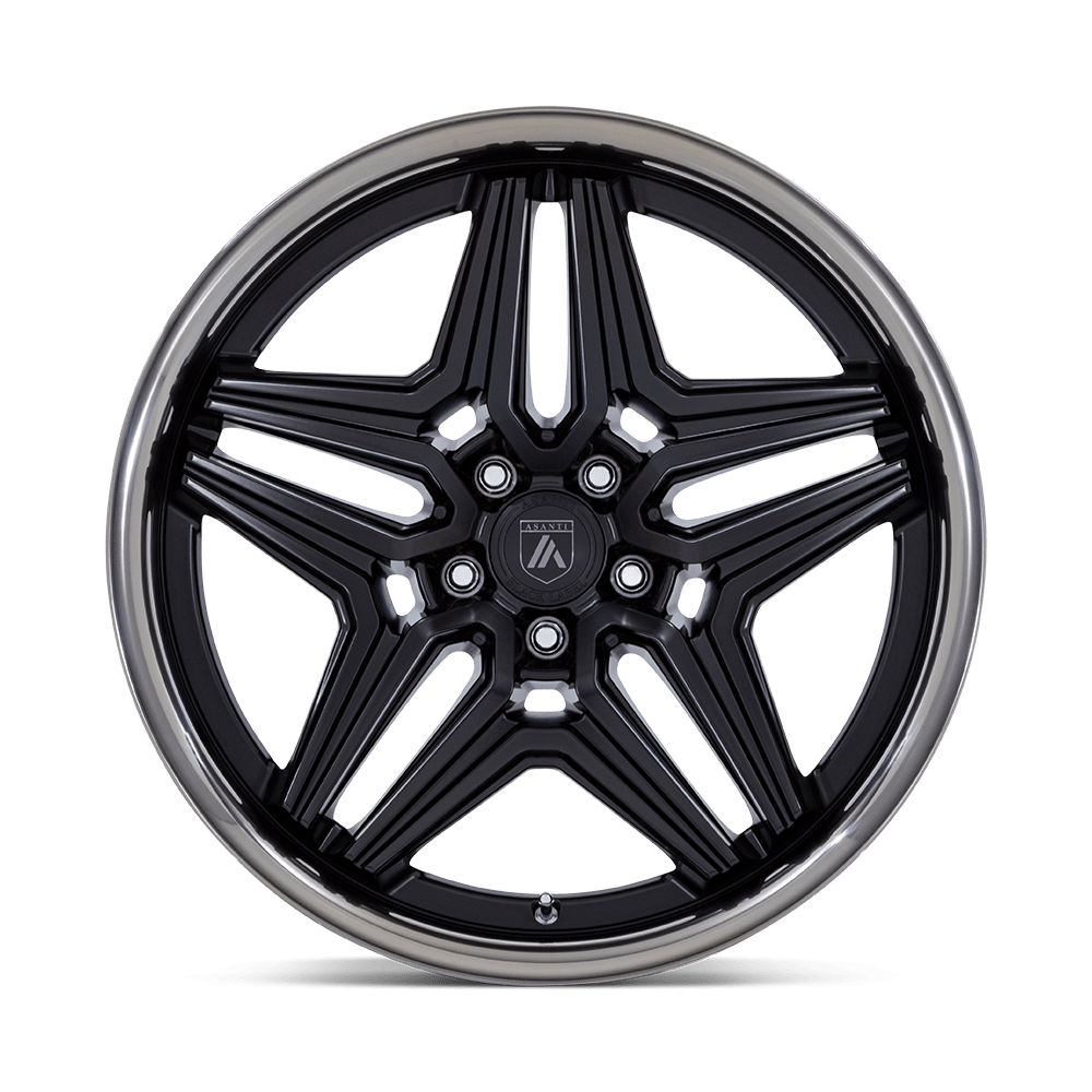 Asanti Wheels AB046 Duke 20x10.5 Satin Black w/DDT Lip 18mm ET 72.56mm CB Custom BP