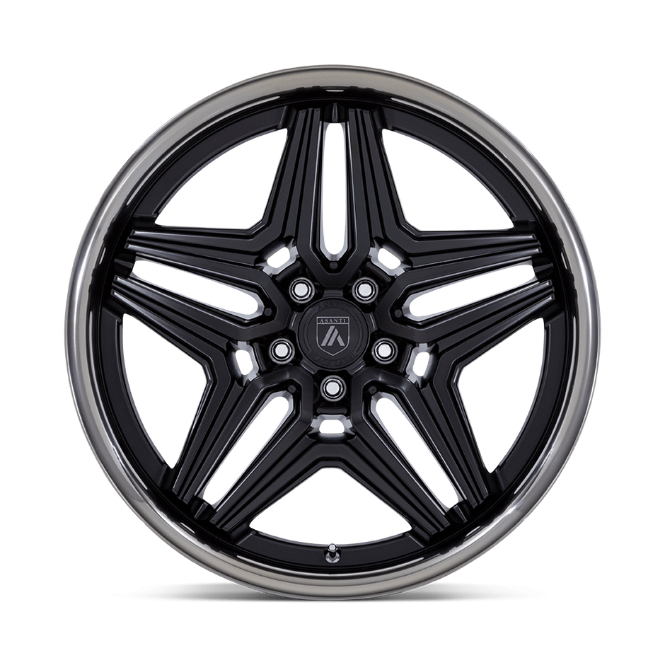 Asanti Wheels AB046 Duke 20x10.5 Satin Black w/DDT Lip 18mm ET 72.56mm CB Custom BP