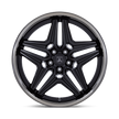 Asanti Wheels AB046 Duke 20x10.5 Satin Black w/DDT Lip 18mm ET 72.56mm CB Custom BP
