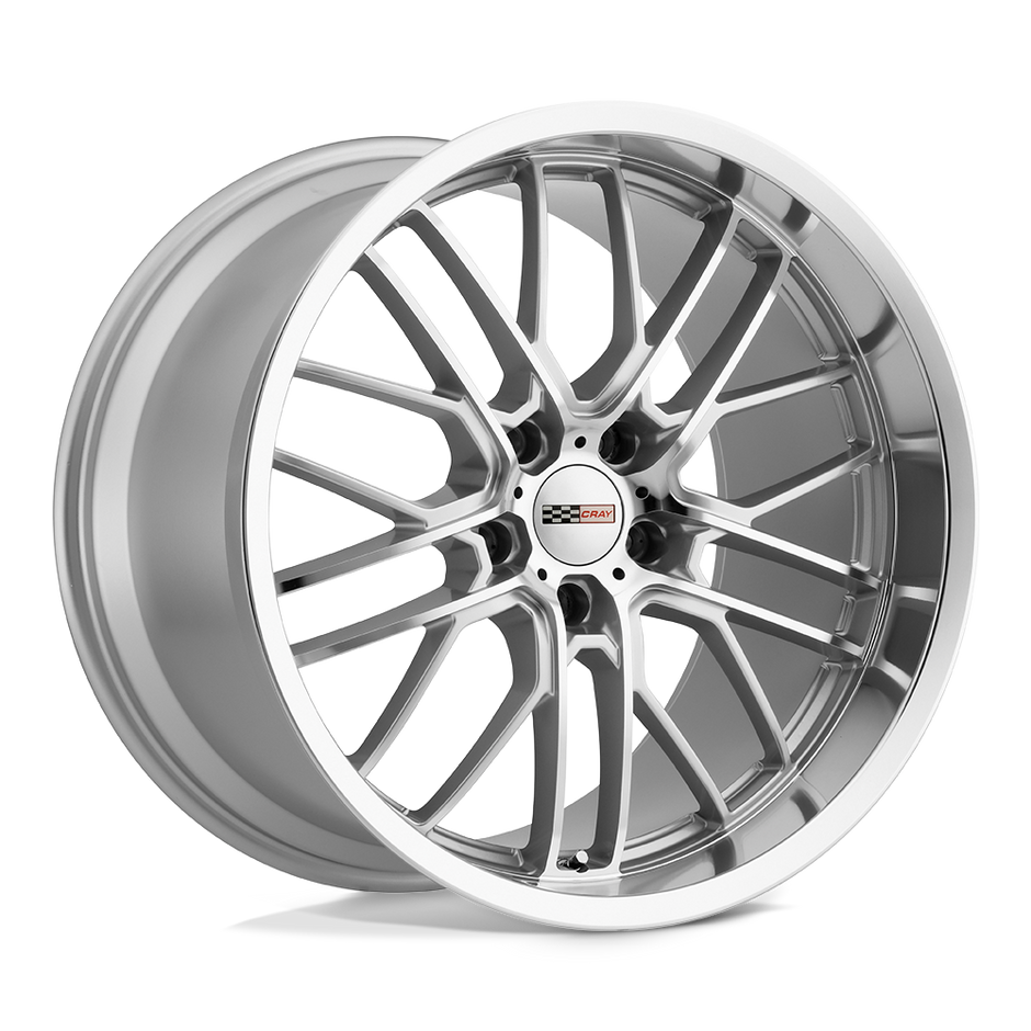 Cray Wheels Eagle 20x10.5 Silver w/Mirror Cut Face & Lip 69mm ET 70.3mm CB 5x120.65