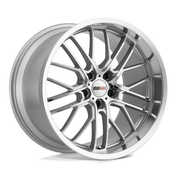 Cray Wheels Eagle 20x10.5 Silver w/Mirror Cut Face & Lip 69mm ET 70.3mm CB 5x120.65