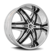 Diablo Wheels Elite 22x9.5 Chrome 13mm ET 73.1mm CB Custom BP