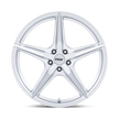 TSW TW007 Esprit 18x9.5 Hyper Silver w/Machined Face 40mm ET 72.56mm CB 5x114.3