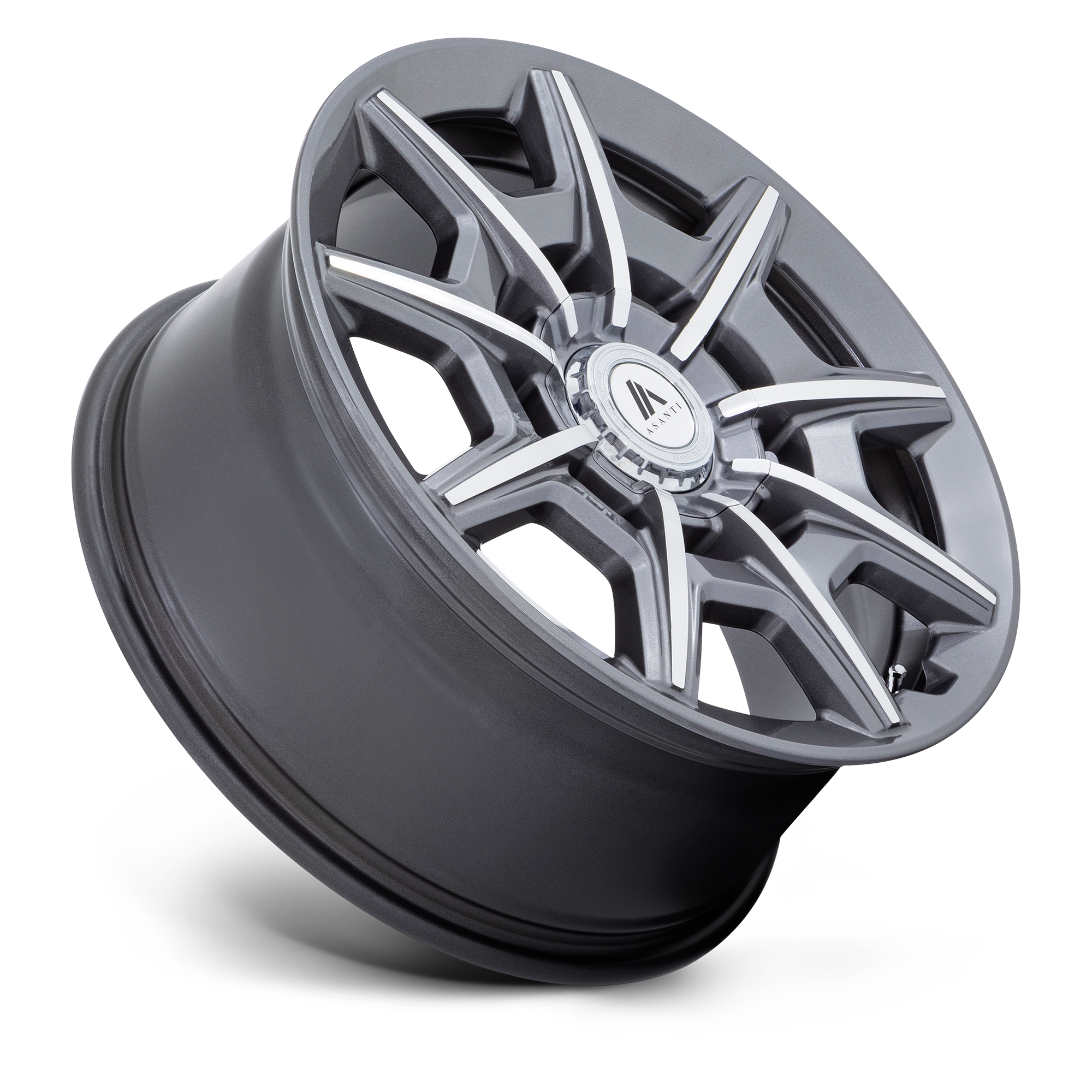 Asanti Wheels AB041 Esquire 20x10.5 Gloss Anthracite w/Bright Machined 18mm ET 72.6mm CB Custom BP