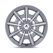Asanti Wheels AB041 Esquire 20x10.5 Gloss Anthracite w/Bright Machined 18mm ET 72.6mm CB Custom BP