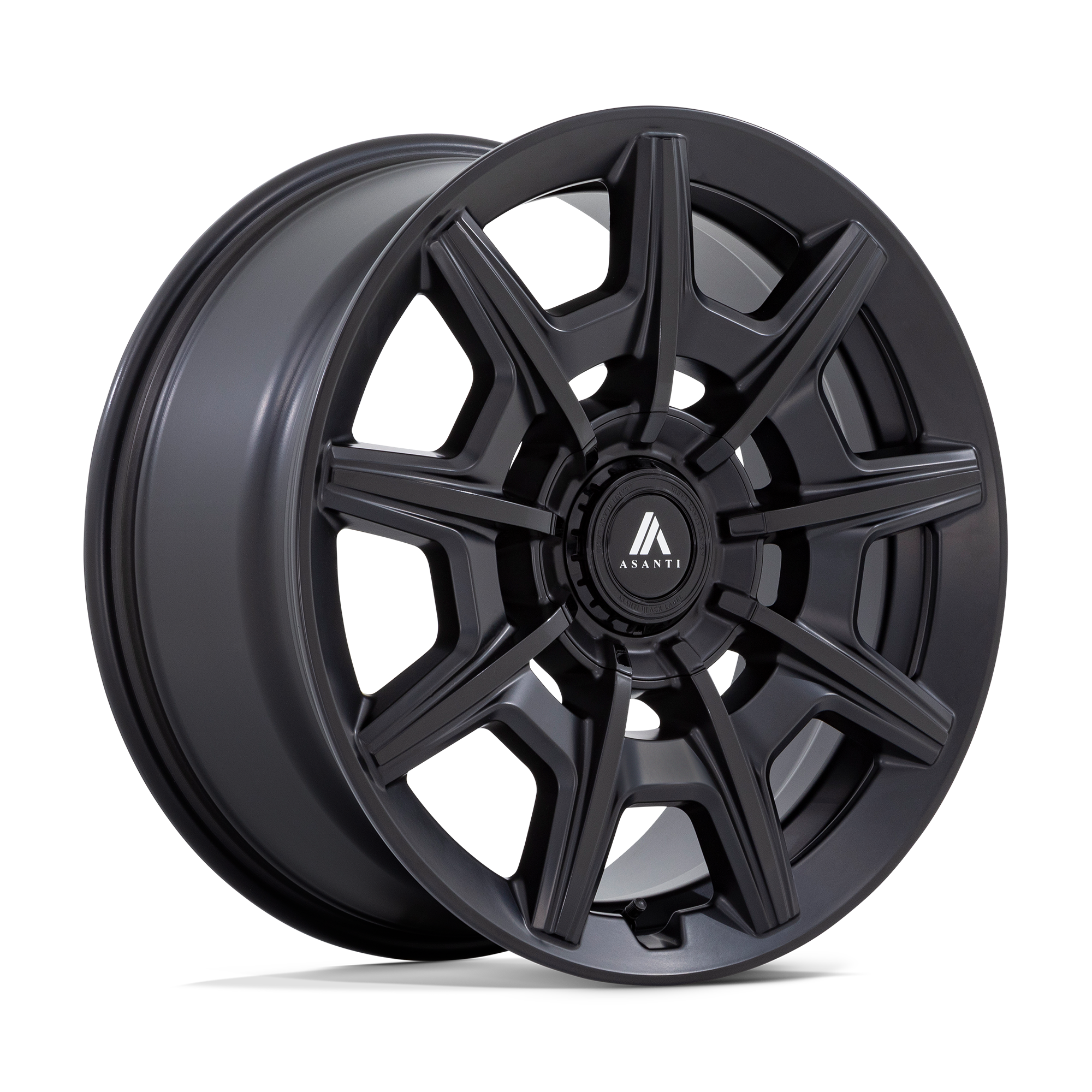 Asanti Wheels AB041 Esquire 20x10.5 Satin Black w/Gloss Black Face 18mm ET 72.6mm CB Custom BP