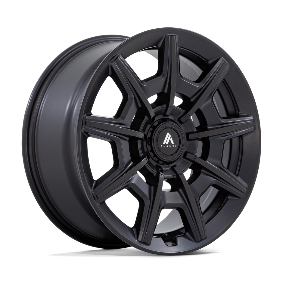 Asanti Wheels AB041 Esquire 20x10.5 Satin Black w/Gloss Black Face 18mm ET 72.6mm CB Custom BP