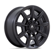 Asanti Wheels AB041 Esquire 20x10.5 Satin Black w/Gloss Black Face 18mm ET 72.6mm CB Custom BP