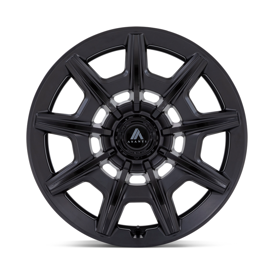 Asanti Wheels AB041 Esquire 20x10.5 Satin Black w/Gloss Black Face 18mm ET 72.6mm CB Custom BP