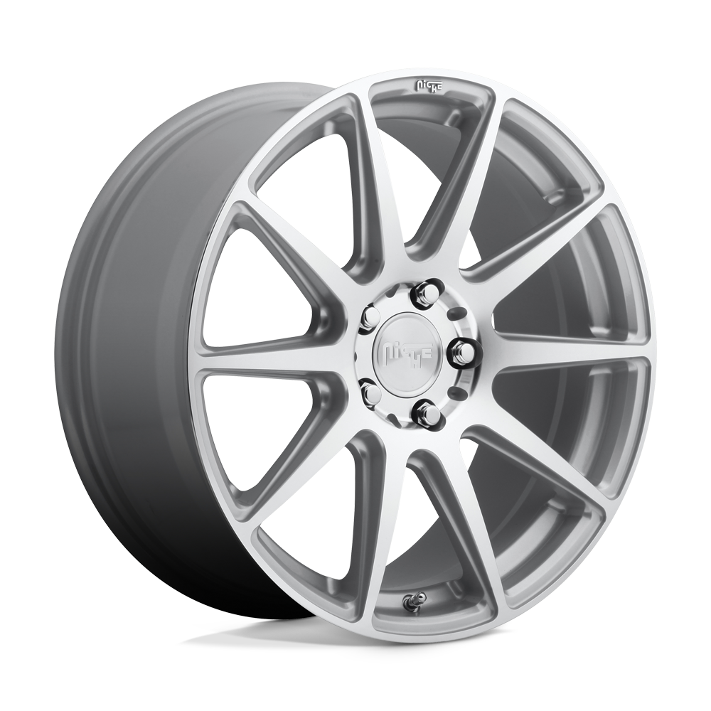 Niche M146 Essen 18x8 Gloss Silver Machined 40mm ET 72.56mm CB 5x120