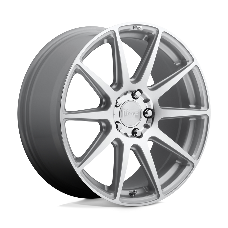 Niche M146 Essen 18x8 Gloss Silver Machined 40mm ET 72.56mm CB 5x120