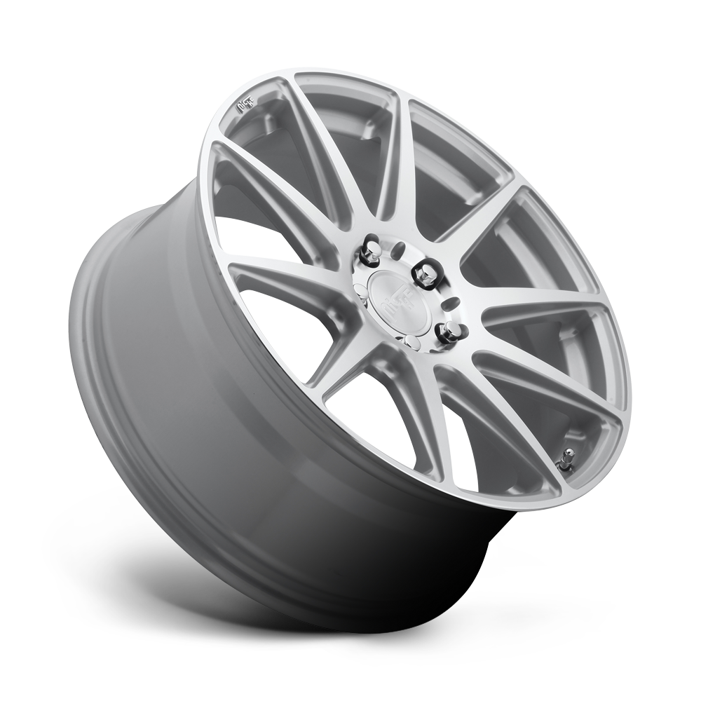 Niche M146 Essen 18x8 Gloss Silver Machined 40mm ET 72.56mm CB 5x120